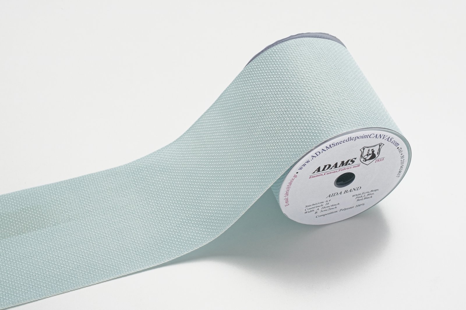 18FASKENxxxPOL(a)[EMBROIDERY BRAID 10cm. POLYESTER [GREENISH BLUE]